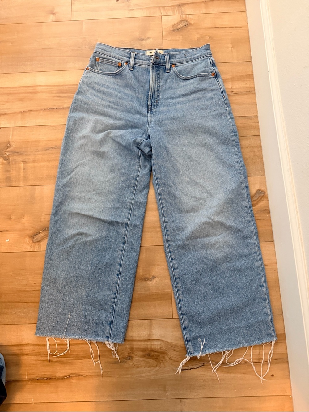Madewell Perfect Vintage Wide Leg Crop Jeans